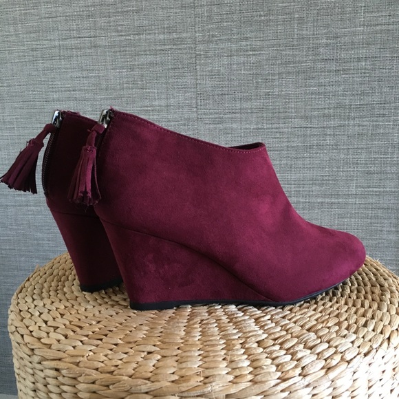 Chinese Laundry Shoes - Burgundy Ankle Bootie by Chinese Laundry
